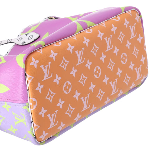 Louis Vuitton Giant Monogram Neverfull MM Tote Pink Lilac